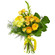 Yellow bouquet of roses and chrysanthemum. Papua New Guinea